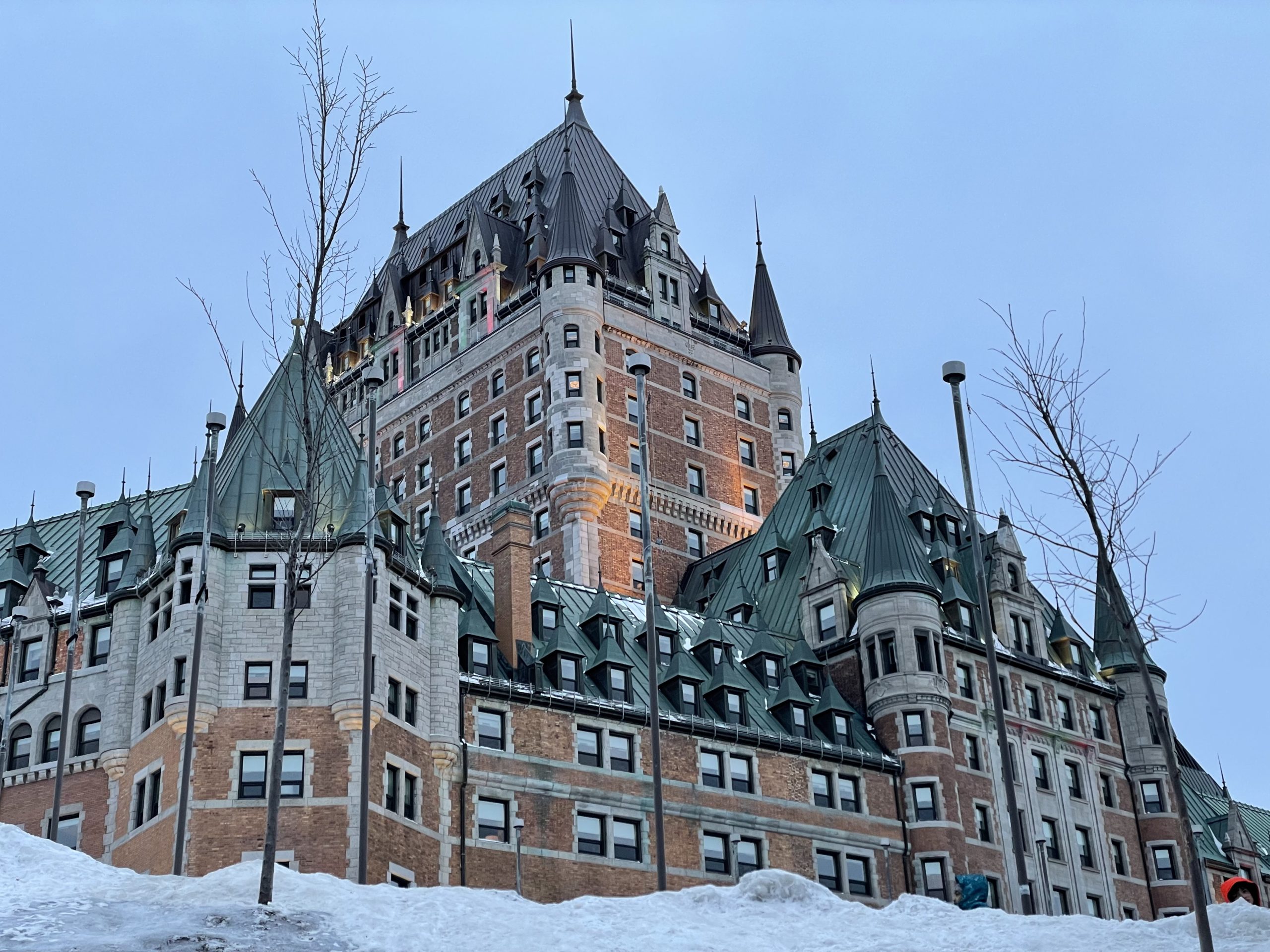 château Frontenac à Quebec