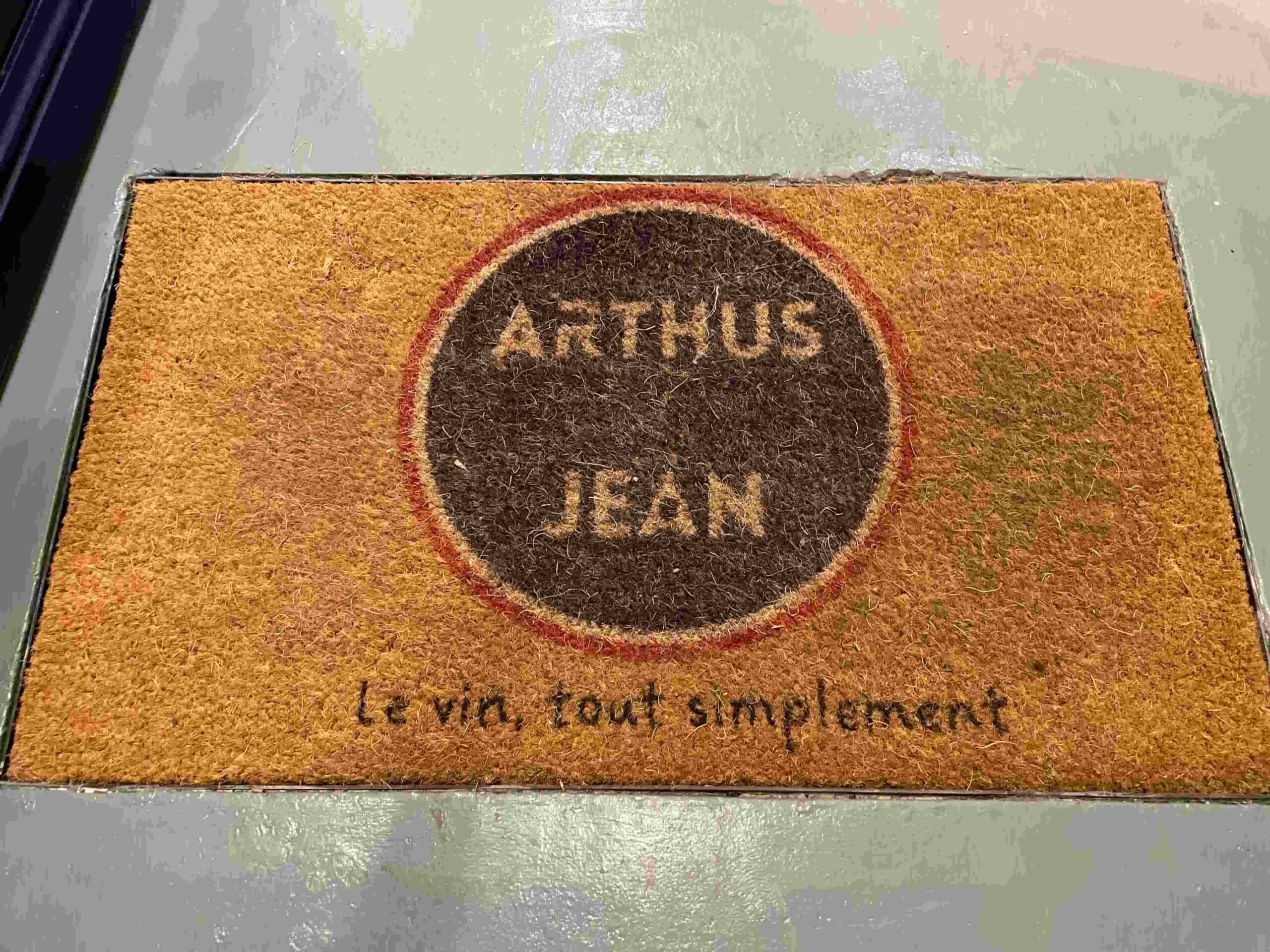tapis d'entrée Arthus et Jean